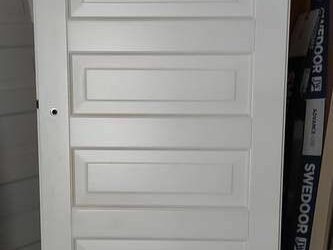 Drewniane skrzydła drzwi pełne „80”