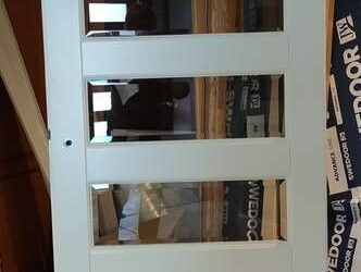 Drewniane skrzydła szklone „80”